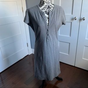James Perse Short Sleeve Henley Dress